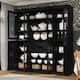 Option Black - 6 Clear Glass-2 Solid