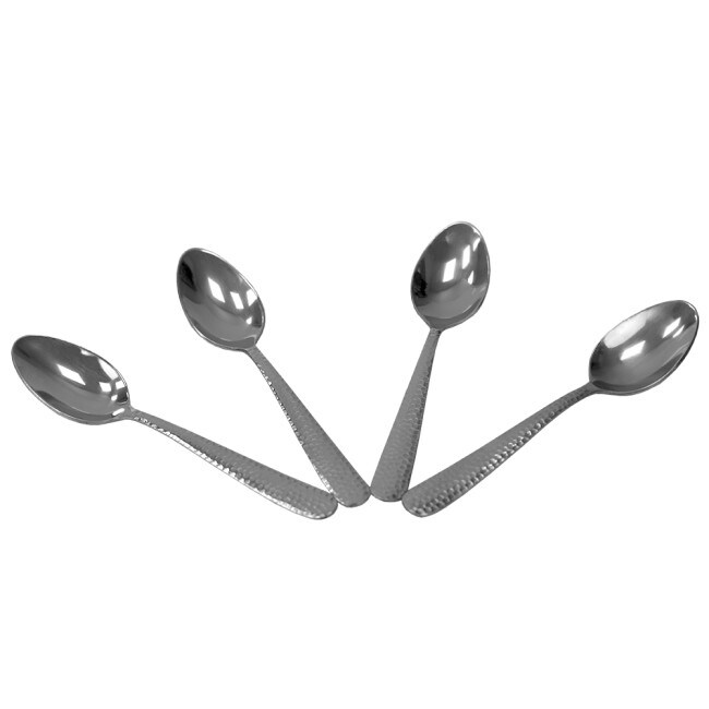 Alessi 4pcs Stainless Steel Spoons Kitchen Egg Spoons Breakfast Spoons Mini Spoons 