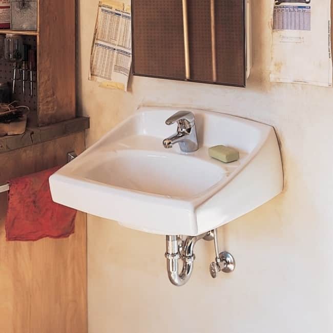 American Standard Lucerne 20-1/2" Wall Mounted Porcelain Bathroom Sink