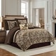 preview thumbnail 25 of 42, Nanshing Brie Silver and Black 7-Piece Comforter Set