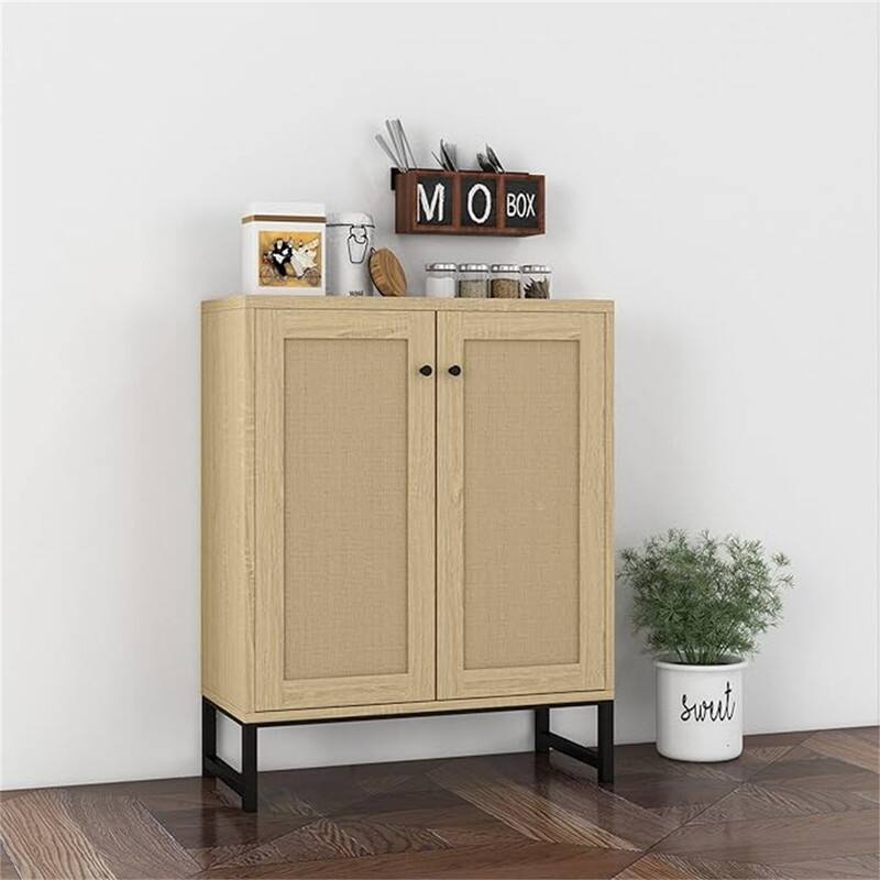 Sideboard Buffet Table - 15"D x 27.16"W x 35"H