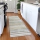 preview thumbnail 119 of 132, Premium Washable Super Soft Stripe Mayfield Rug Ivory - 2'3" x 7'6"