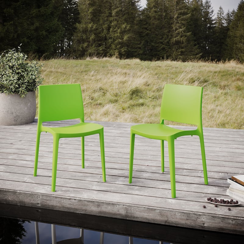 Sprout Table and Milan Chairs 3-Piece Outdoor Lounge Set