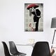preview thumbnail 3 of 5, iCanvas "The Kissing Rain" by Loui Jover Canvas Print 40x26x1.5