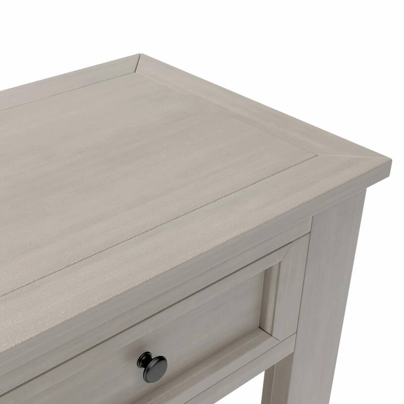 Entryway Console Table: Storage Drawers, Bottom Shelf