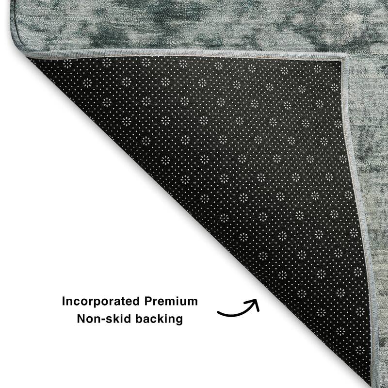 Premium Washable Super Soft Abstract Solid Mayfield Rug