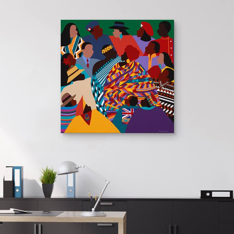 The International Decade by Synthia SAINT JAMES Canvas Art Print