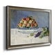 preview thumbnail 2 of 7, Still Life with Peaches and Grapes Premium Framed Canvas- Ready to Hang
