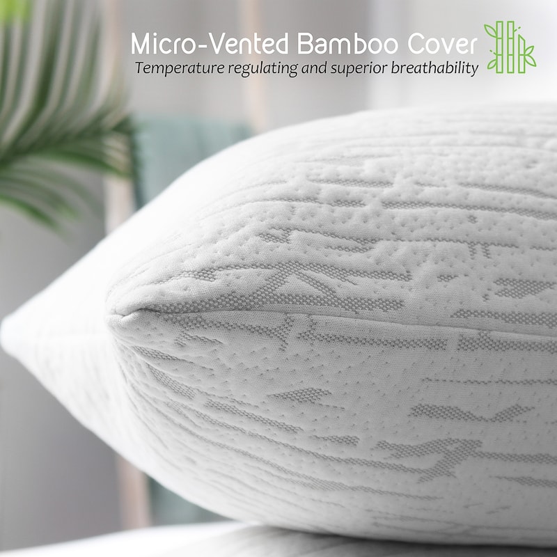 Clara Clark Rayon from Bamboo Shredded Memory Foam Pillow
