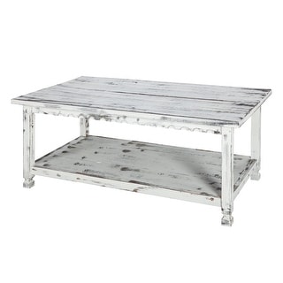 Alaterre Country Cottage Reclaimed Wood 42-inch Long Coffee Table