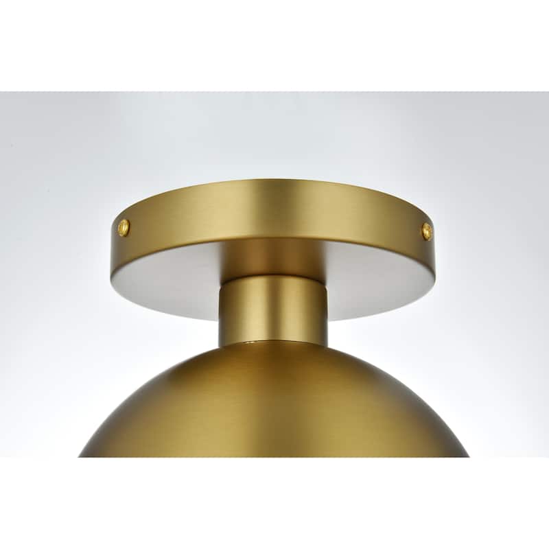 Clear Glass 1-light Flush Mount