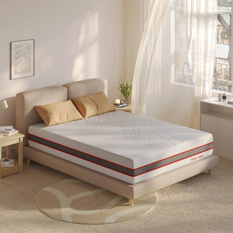 Sweetnight 10-inch Medium Firm Gel Memory Foam Mattress