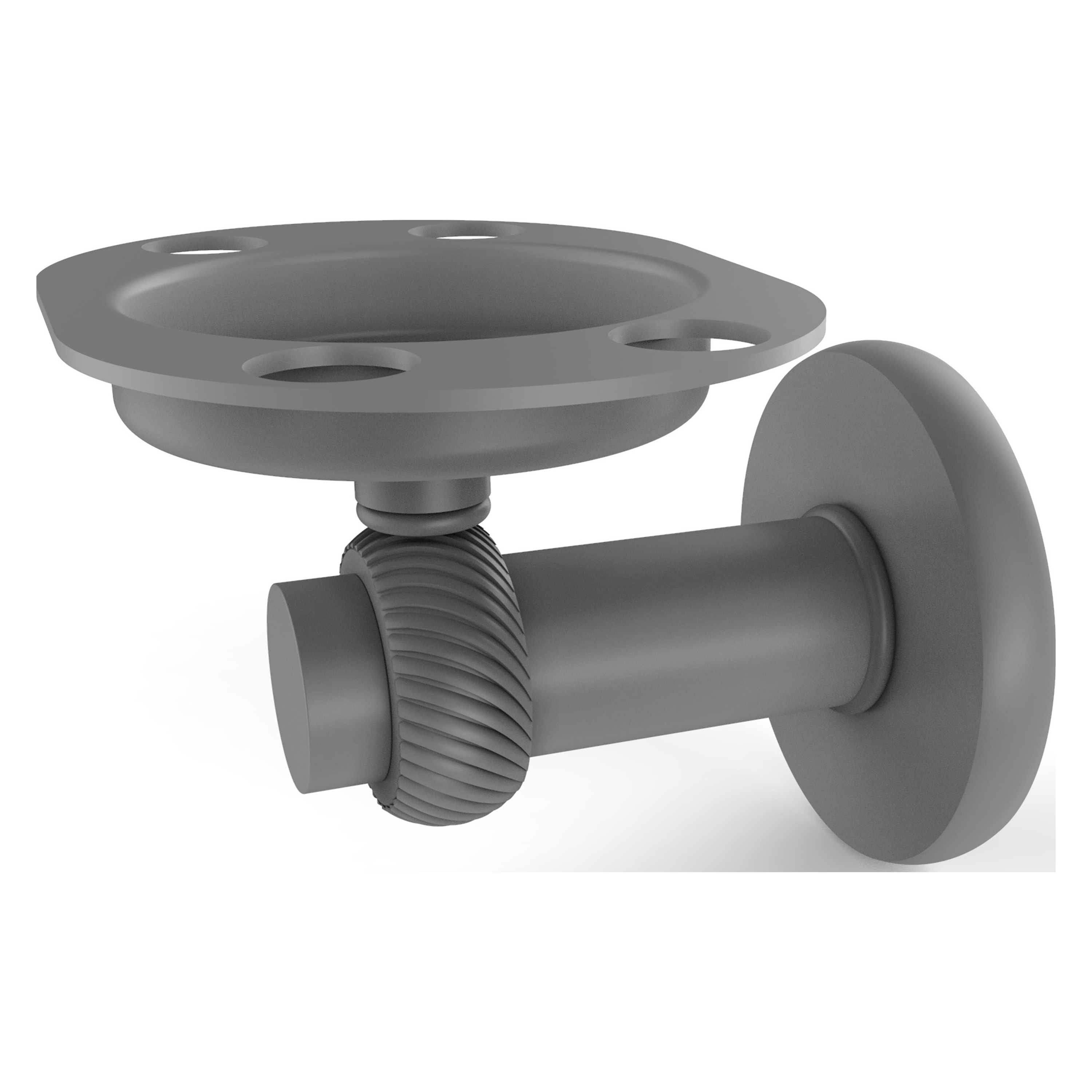 Allied Brass Mercury Collection Tumbler and Toothbrush Holder with Twisted Accents