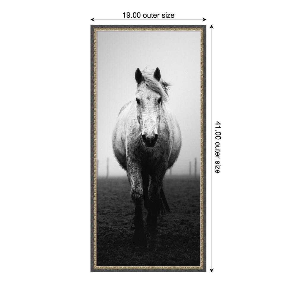 Confidence by Christophe Staelens Wood Framed Wall Art Print