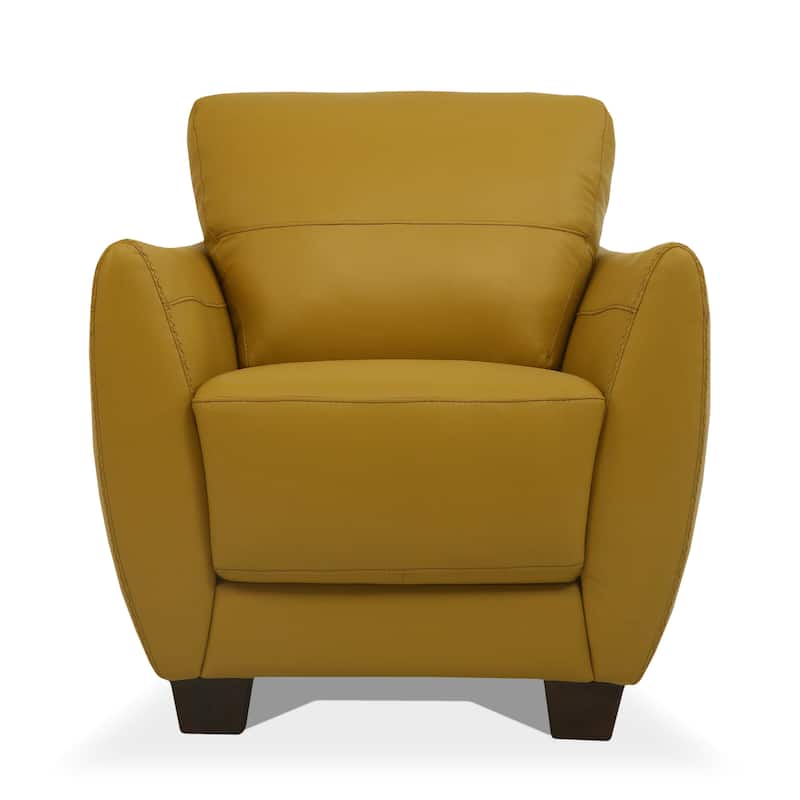 Francine Flared Armrest Accent Chair with Block Leg
