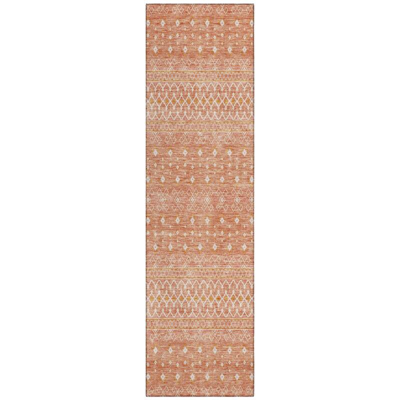 Machine Washable Indoor/ Outdoor Chantille Morrocan Boho Rug