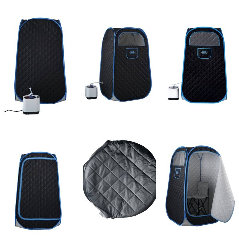 Portable Folding Full Size Steam Sauna with 1000W&2.2L Steam Generator