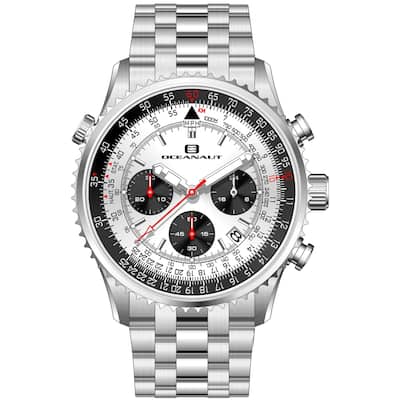 Oceanaut Men's Flight Silver Dial Watch - OC0121 - 6 (36)
