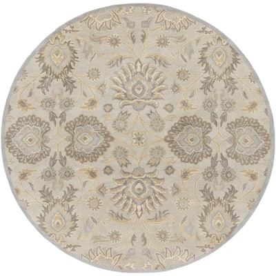 Patchway Handmade Classic Floral Wool Area Rug