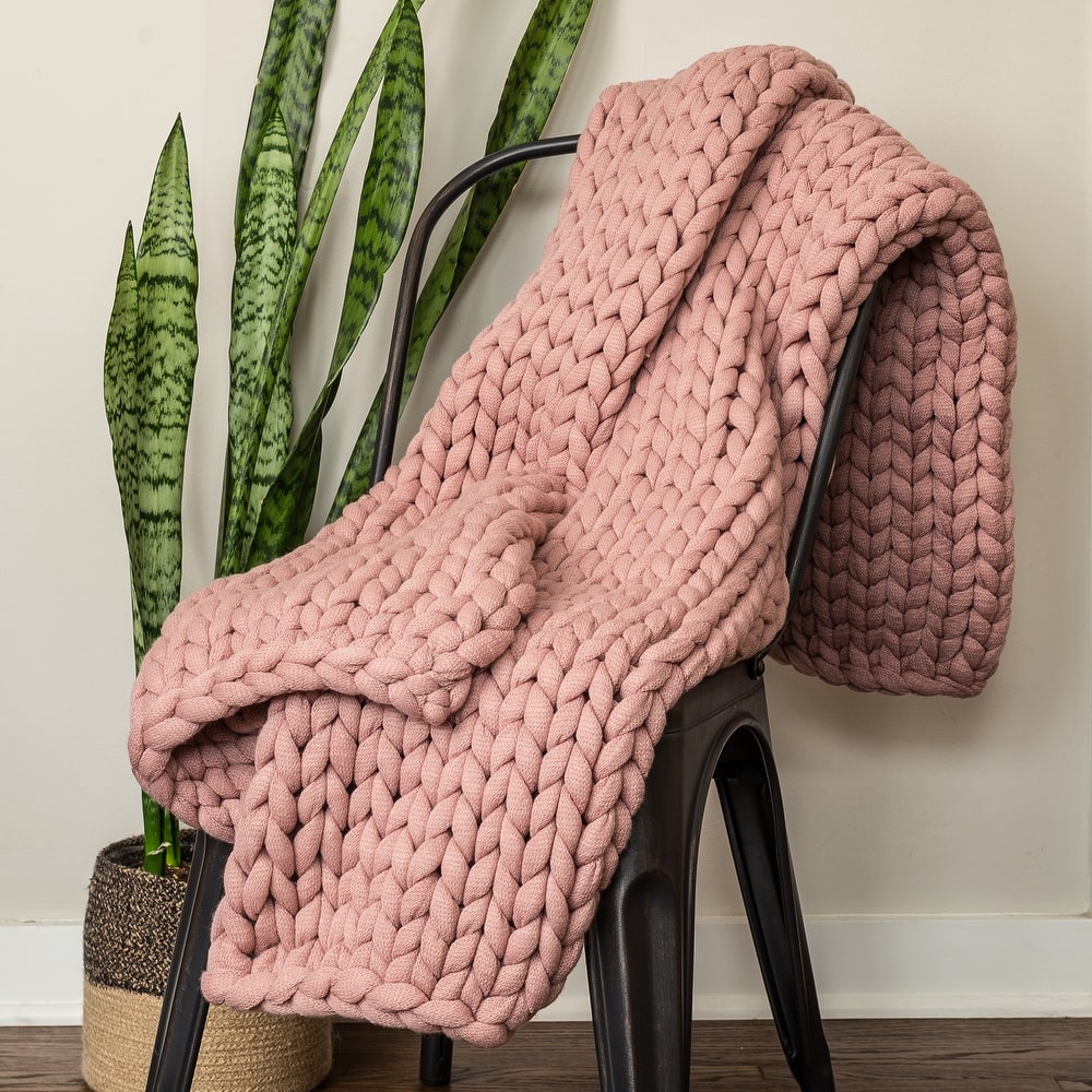 Donna Sharp Chunky Knit Throw