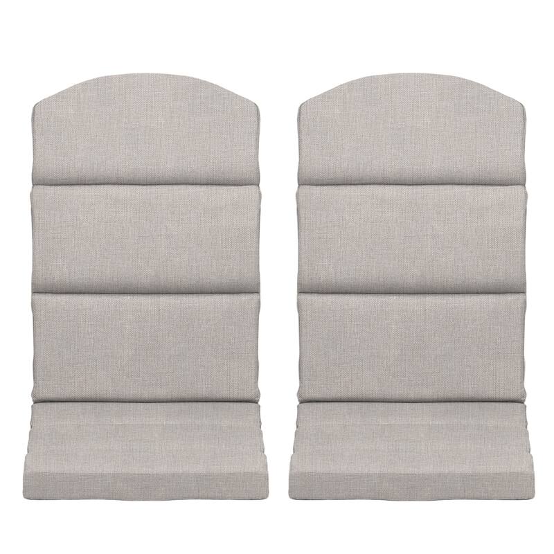 Aoodor Patio Chair Cushion Set of 2 - High-Back Adirondack Patio Cushions with Ties