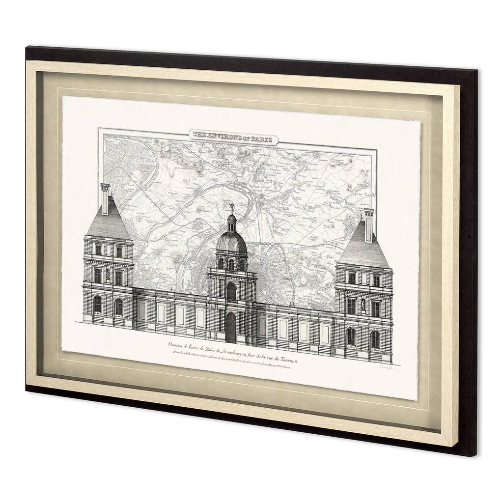 Envorons Of Paris 2 Framed Art Print