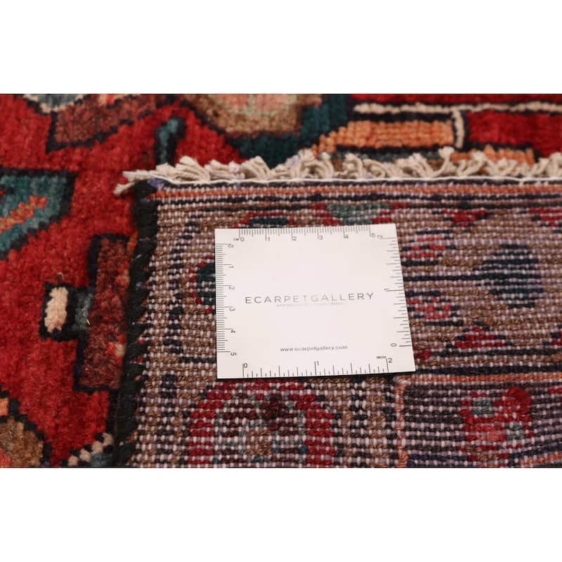 ECARPETGALLERY Hand-knotted Andelz Red Wool Rug - 3'11 x 7'3