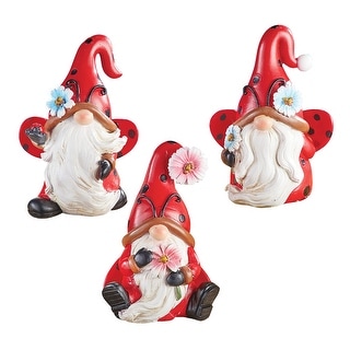 Resin Garden Gnome Figurine Statue Welcome Sign - Flimp