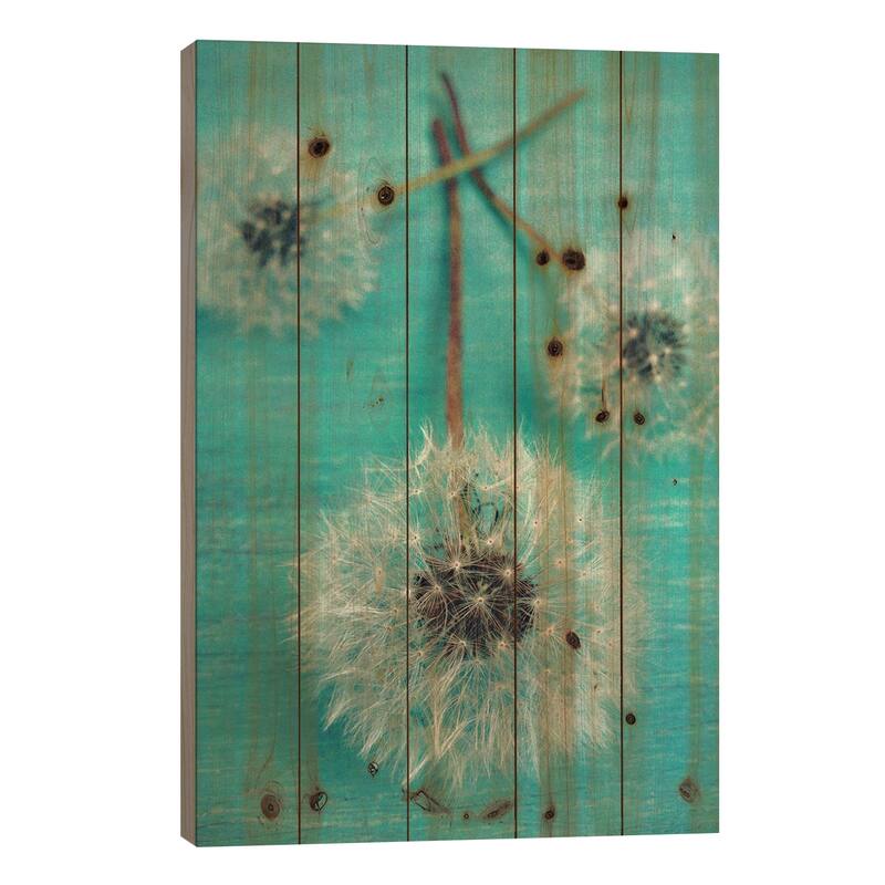 Make A Wish Print On Wood by Olivia Joy StClaire - Multi-Color - 40x26x1.5