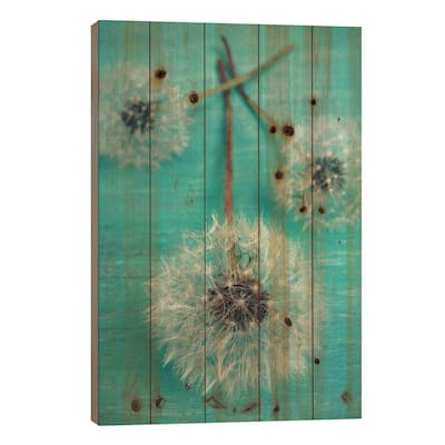 Make A Wish Print On Wood by Olivia Joy StClaire - Multi-Color