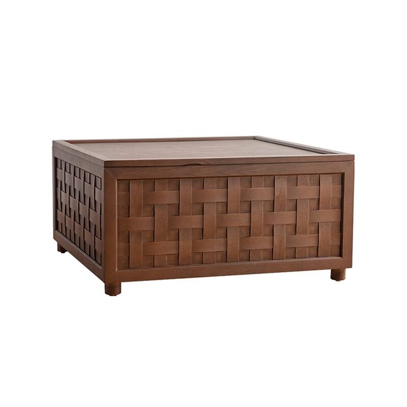 Farmhouse Coffee Table with Storage Large Square Coffee Table