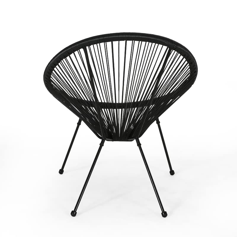 Vida Outdoor Woven 3 Piece Chat Set by Christopher Knight Home