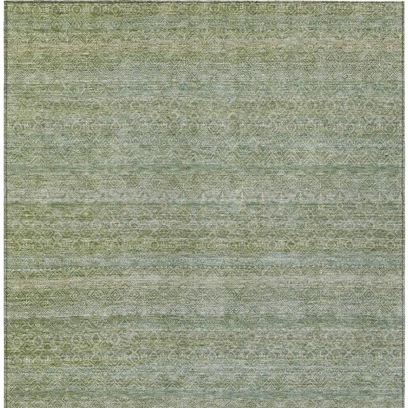 HomeRoots Striped Transitional Rectangle Outdoor Rug