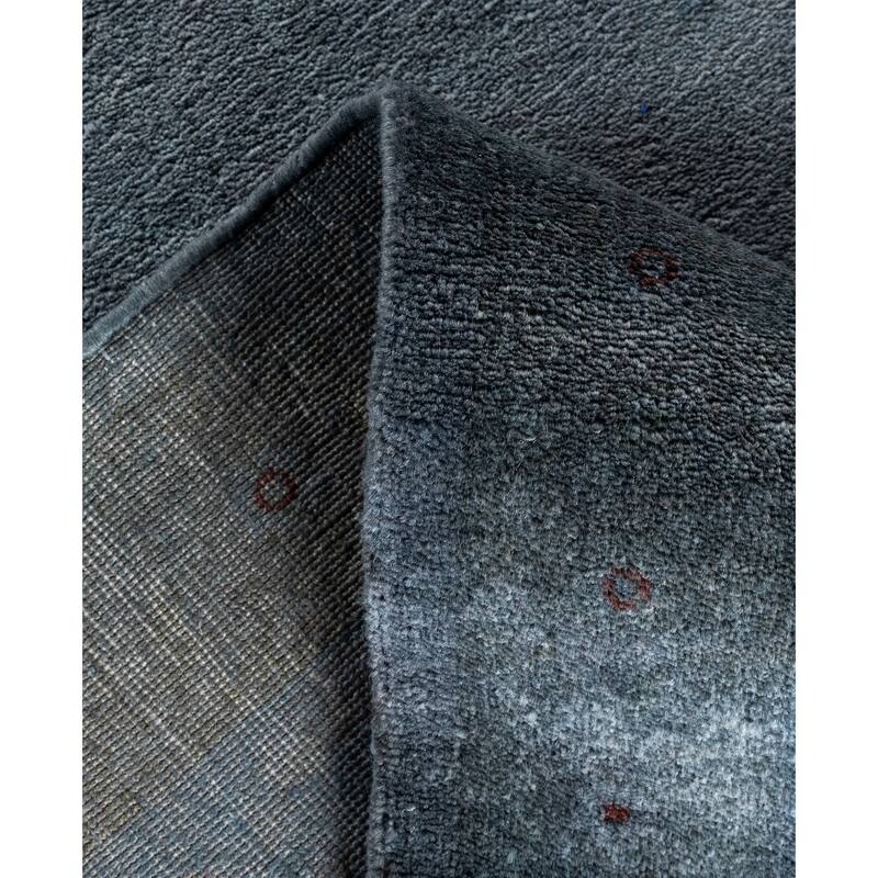 Overdyed One-of-a-Kind Hand-Knotted Area Rug - Gray - 8' 0" x 10' 1"