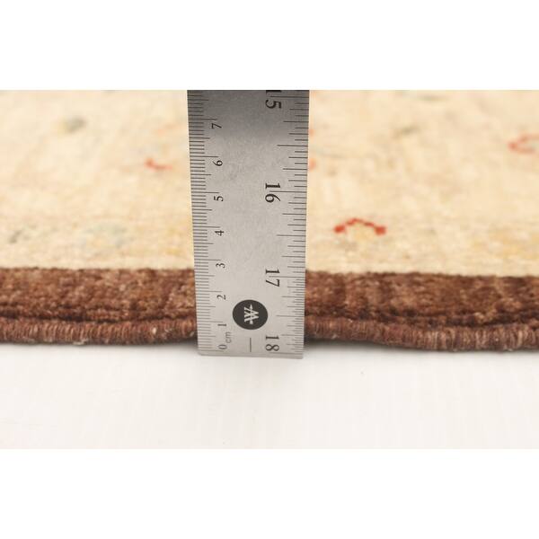 ECARPETGALLERY Hand-knotted Chobi Finest Dark Brown Wool Rug - 5'7 x 7 ...