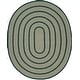 preview thumbnail 56 of 57, SAFAVIEH Handmade Braided Levina Country Rug 8' x 10' Oval - Ivory/Dark Green - Oval
