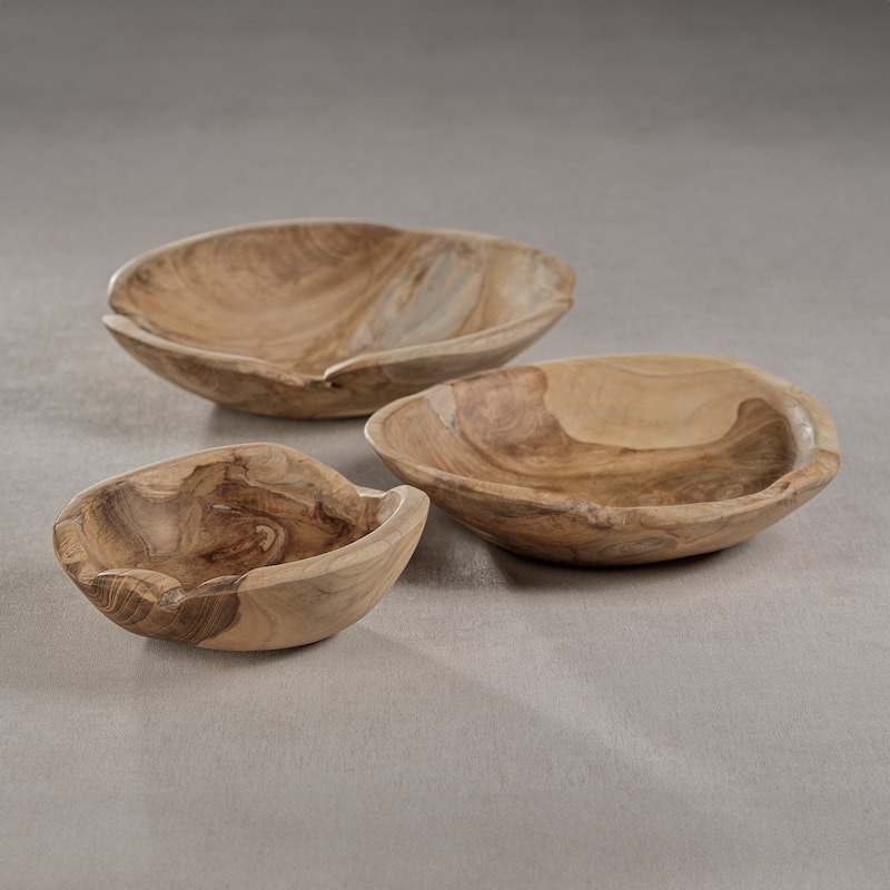 Potenza Natural Teakwood Bowl