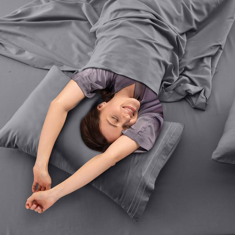 6 Piece Bed Sheet Set Deep Pocket Ultra Soft Microfiber Bedding Sheets