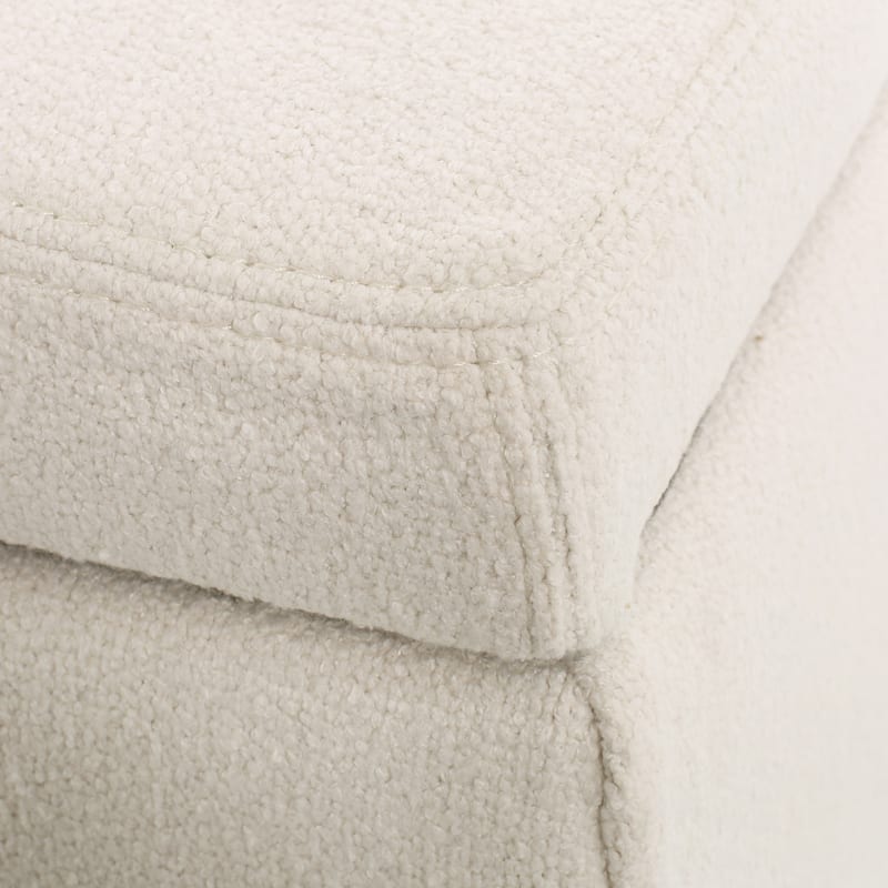 Linfield Boucle Upholstered Storage Ottoman Bench by Christopher Knight Home