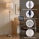 preview thumbnail 5 of 14, Maxax 62.5" Black Metal Traditional Floor Lamp