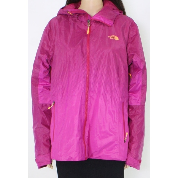 The North Face Womens Jacket Purple Size XL Hooded Vagabond Insulated