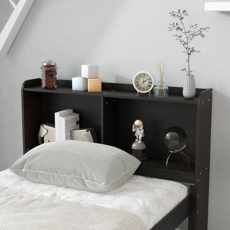 Twin Bed with Twin Trundle,Drawers