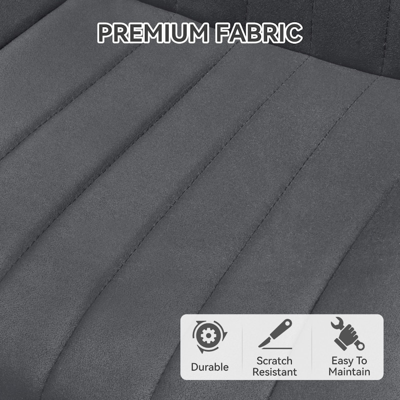 4-piece Modern Upholstered Dining Chairs Set with Metal Legs (Excluding Table)