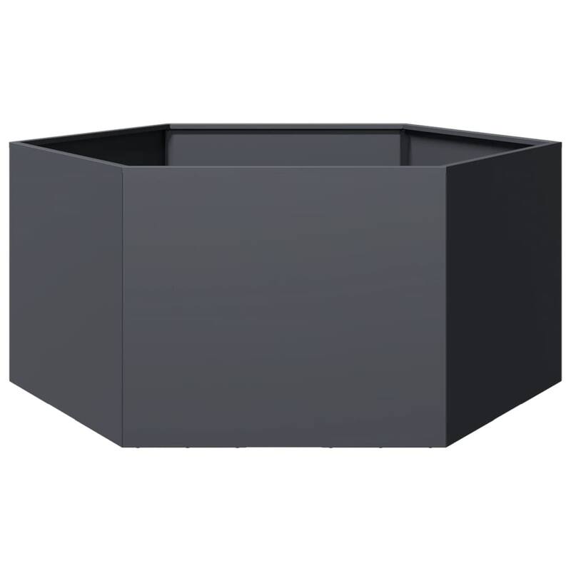 vidaXL Garden Planters Raised Vegetable Bed Elevated Flower Box Outdoor Steel - 35.4 x 41.3 x 17.7 . - Brown 35.4 x 41.3 x 17.7