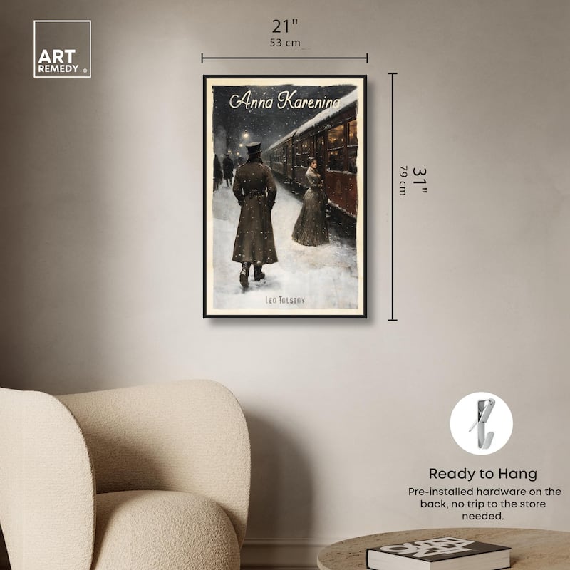 Anna Karenina Canvas by Art Remedy