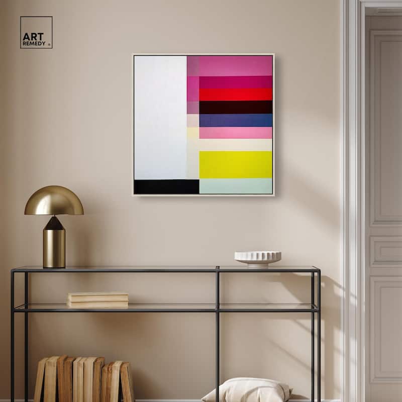 Quadratic Composition Canvas by Art Remedy