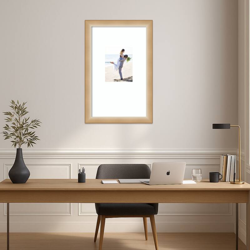 Eva Black Silver Narrow Framed Picture Frame, Photo Frame