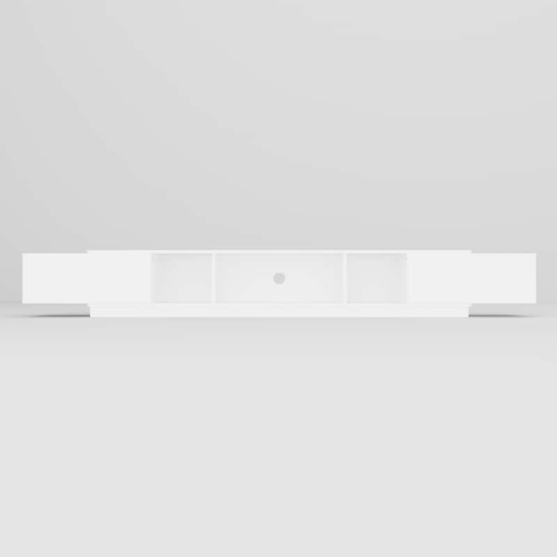 94.5" TV Stand Efficient Cable Management and Spacious Storage Console