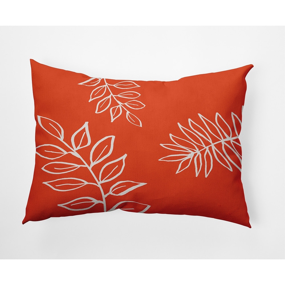 Fern Leaves Decorative Indoor/Outdoor Pillow