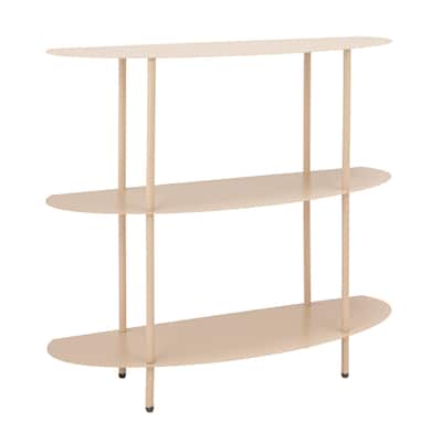Curved Metal 3-Tier Shelf